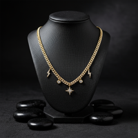 Vibe Station Diamond Necklace in 14K Yellow Gold