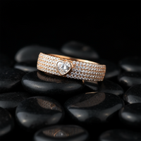 Diamond Infinity Light Eternity Ring in 14K Yellow Gold