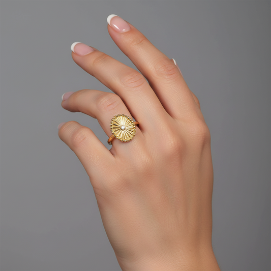 Dome Band Sleek Timeless Classic Ring in 14K Yellow Gold