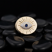 Pinnacle Blue Diamond Sapphire Signet Ring in 14K Yellow Gold