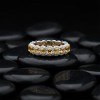 Diamond Sweet Forever Eternity Ring in 18K White Gold