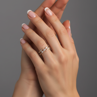 Ethereal Open Wrap Diamond Ring in 14K Yellow Gold