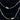 Interlocking Diamond 14K White Gold Link Long Necklace