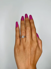 Millgrain Solitaire Engagement Ring in 18K Yellow Gold