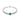 Oval Emerald 18K White Gold Diamond Choker Necklace