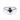 Elegant 14K (18K Custom) White Gold Heart-Shaped Sapphire Ring