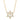 Heart Centered 14K Gold Star Of David Necklace