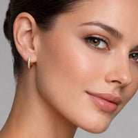 Everyday Gold Hoop Earrings in 14K Yellow Gold
