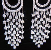 Circle of Life Chandelier Earrings in 18K Gold