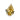 Crown Flame Pear Cut 18K Yellow Gold Diamond Ring