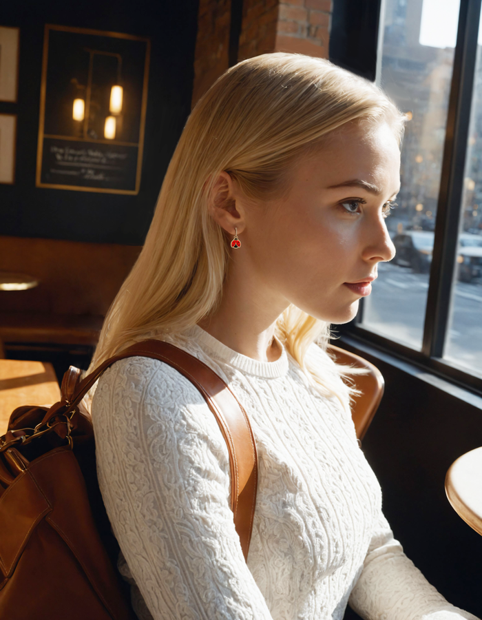 Twilight Diamond Danglers Drop Earrings in 14K Yellow Gold