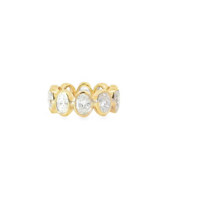 Timeless Elegance Bezel-Set Lab Diamond Ring in 14K Gold