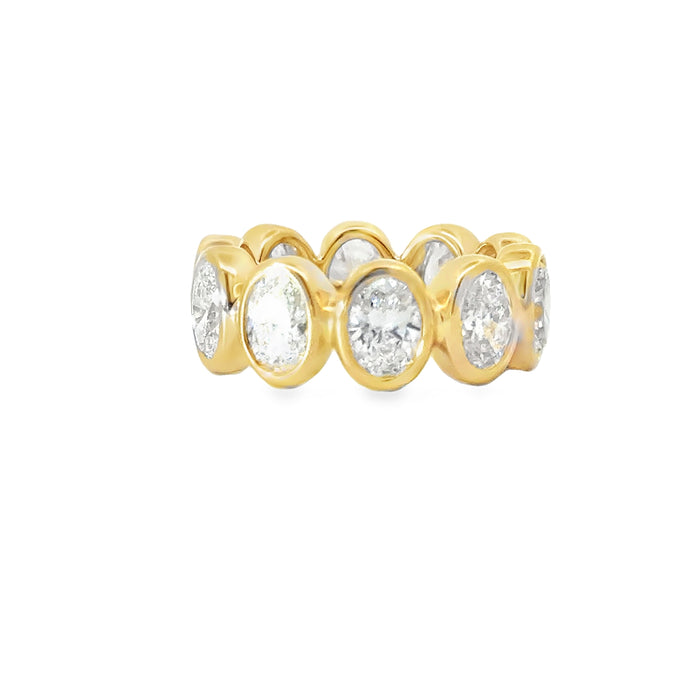 Timeless Elegance Bezel-Set Lab Diamond Ring in 14K Gold