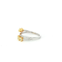Golden Bloom Dual Band Diamond Ring in 14K Yellow Gold