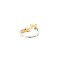 Golden Bloom Dual Band Diamond Ring in 14K Yellow Gold