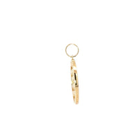 Openwork Chain Medallion Pendant Necklace in 14K Yellow Gold