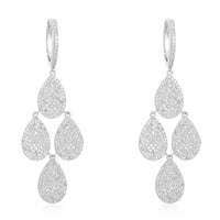 Mystic Charm Diamond Drop Danglers Earrings in 14K Yellow Gold