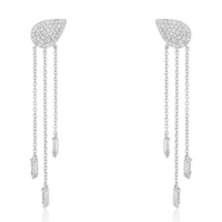 Golden Radiance Drops Earrings in 14K Yellow Gold