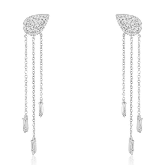 Golden Radiance Drops Earrings in 14K Yellow Gold