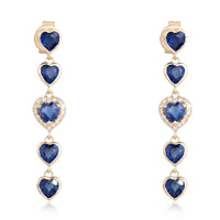 Embrace Diamond Drop Earrings in 14K Yellow Gold
