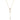 Infinite Lariat 14K (or 18k upon request) Yellow Gold Heart Necklace