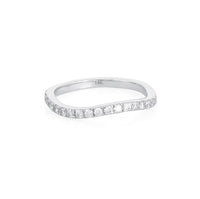 Vintage Black Diamond Eternity Ring in 14K Yellow Gold