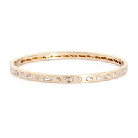 Stardust Flow Mixed Cut Diamond Bracelet in 14K Yellow Gold