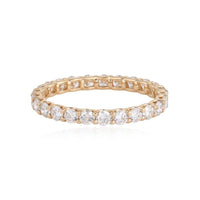 Eternity Diamond Ring in 14K Yellow Gold