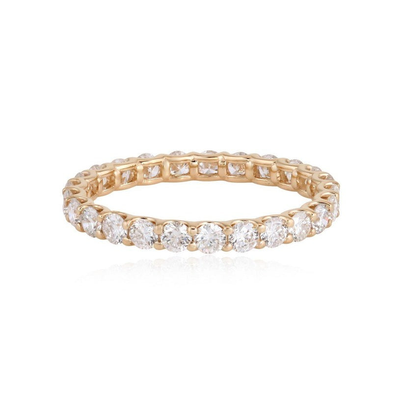 Eternity Diamond Ring in 14K Yellow Gold