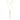 Diamond Pave Polished 14K (or 18k upon request) Yellow Gold Heart Drop Necklace