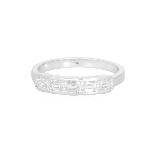 Celestial Dusk Diamond Eternity Ring in 18K Gold