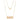 Diamond Outline 'BABS' 14K (or 18k upon request) Yellow Gold Nameplate Necklace