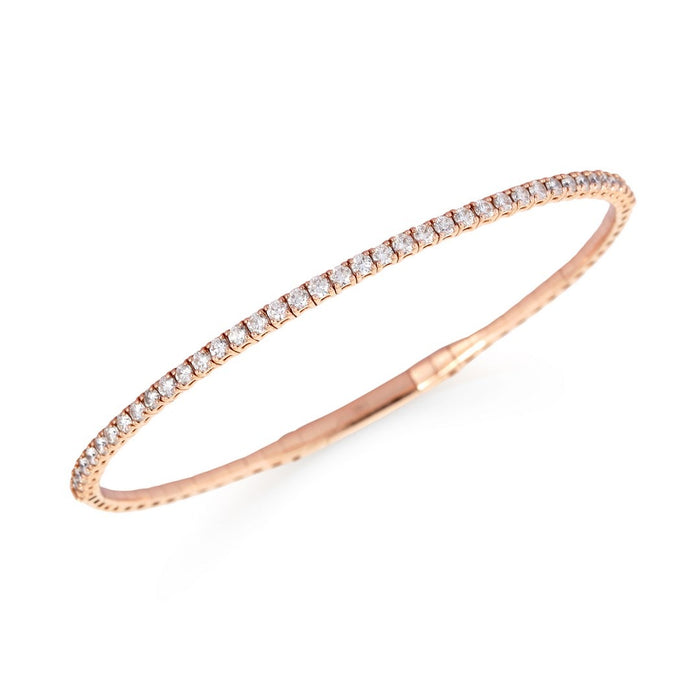 Pear Cut Diamond Cuff Bracelet in 14K Yellow Gold