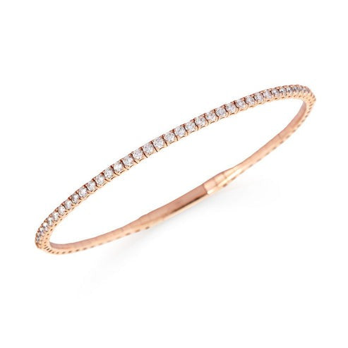 Luna Grace Diamond Tennis Bracelet in 14K White Gold