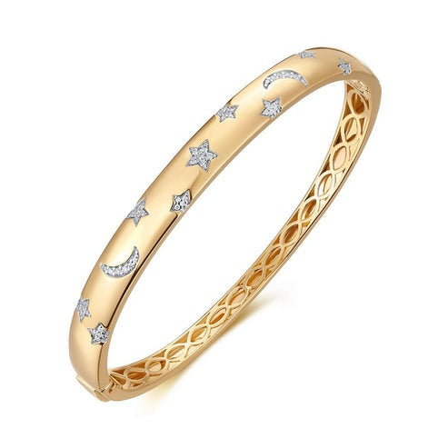 Pure Essence Diamond Bracelet in 14K Yellow Gold