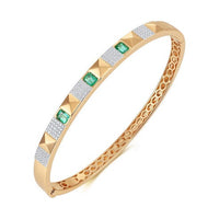 Heritage Classic Diamond Bracelet in 14K Yellow Gold