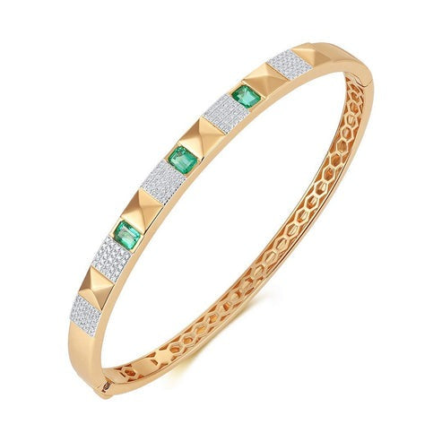 Heritage Classic Diamond Bracelet in 14K Yellow Gold