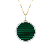 Eclipse Pearl Pendant Necklace in 14K Yellow Gold
