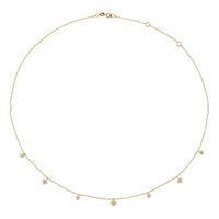 Diamond Luxe Revival Station Necklace in 14K Yellow Gold