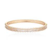 Embers Diamond Bangle Bracelet in 14K Yellow Gold
