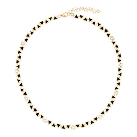 Diamond Vertical Drop Pendant Necklace in 14K Yellow Gold