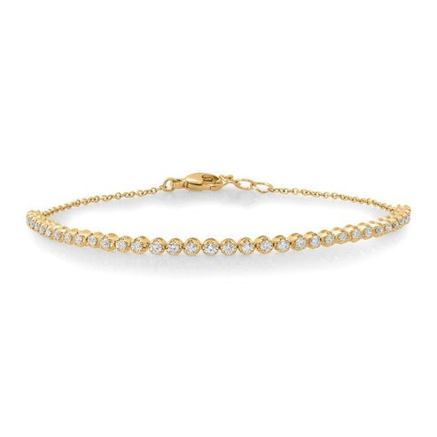 Dream Diamond Link Bracelet in 14K Yellow Gold