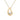 Teardrop Gold 14K (or 18k upon request) Yellow Gold Pendant Necklace