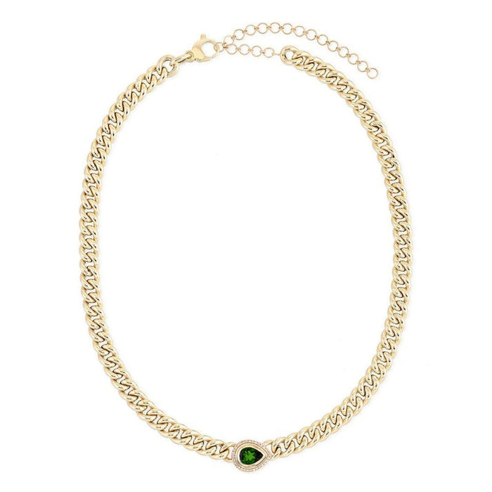 Shining Arc Diamond Lariat Necklace in 14K Yellow Gold