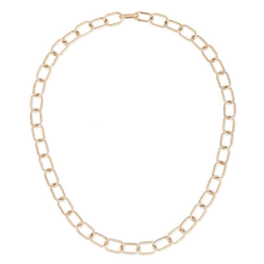 Diamond Luxe Link Chain Necklace in 14K Yellow Gold