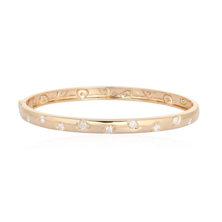 Starlit Whisper Diamond Bracelet in 14K Yellow Gold