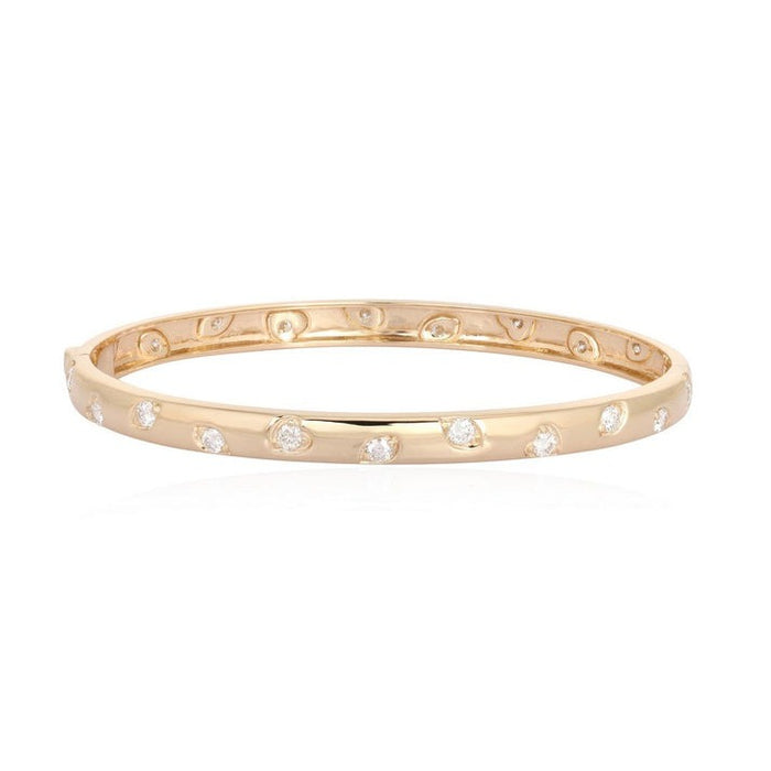 Starlit Whisper Diamond Bracelet in 14K Yellow Gold