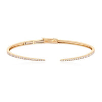 Whisper Diamond Bangle in 14K Yellow Gold