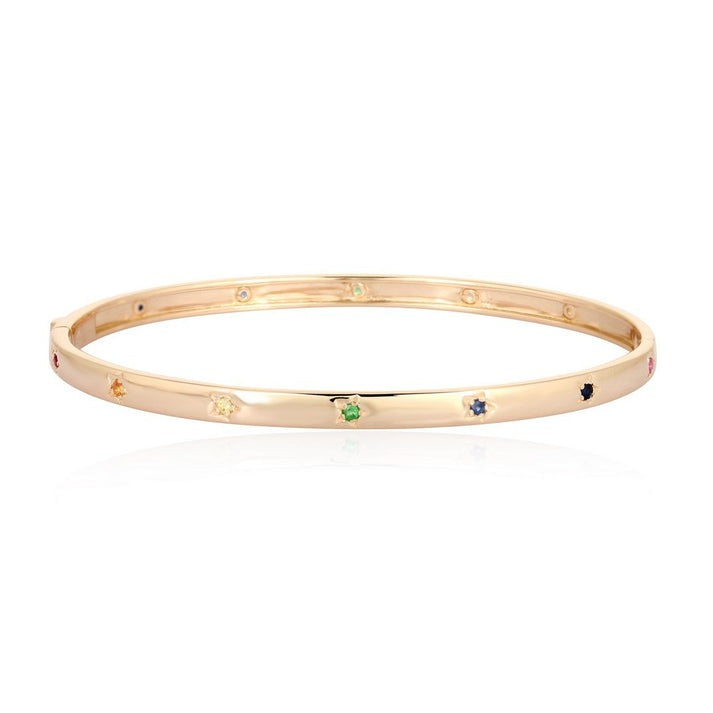 Eternal Horizon Diamond Bracelet in 14K Yellow Gold