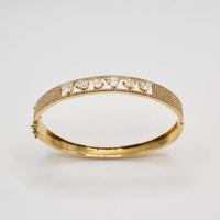 Aurora Classic Bangle Bracelet in 14K Yellow Gold
